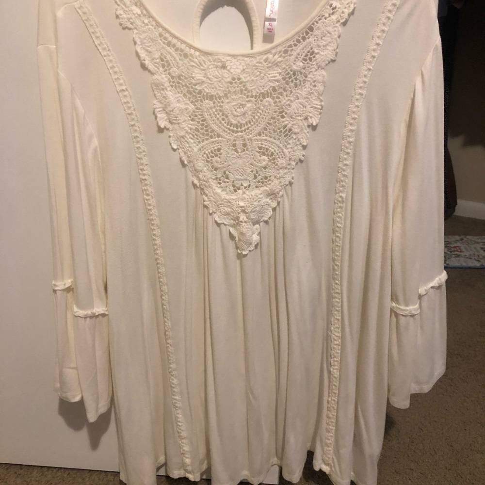 White Lace Blouse